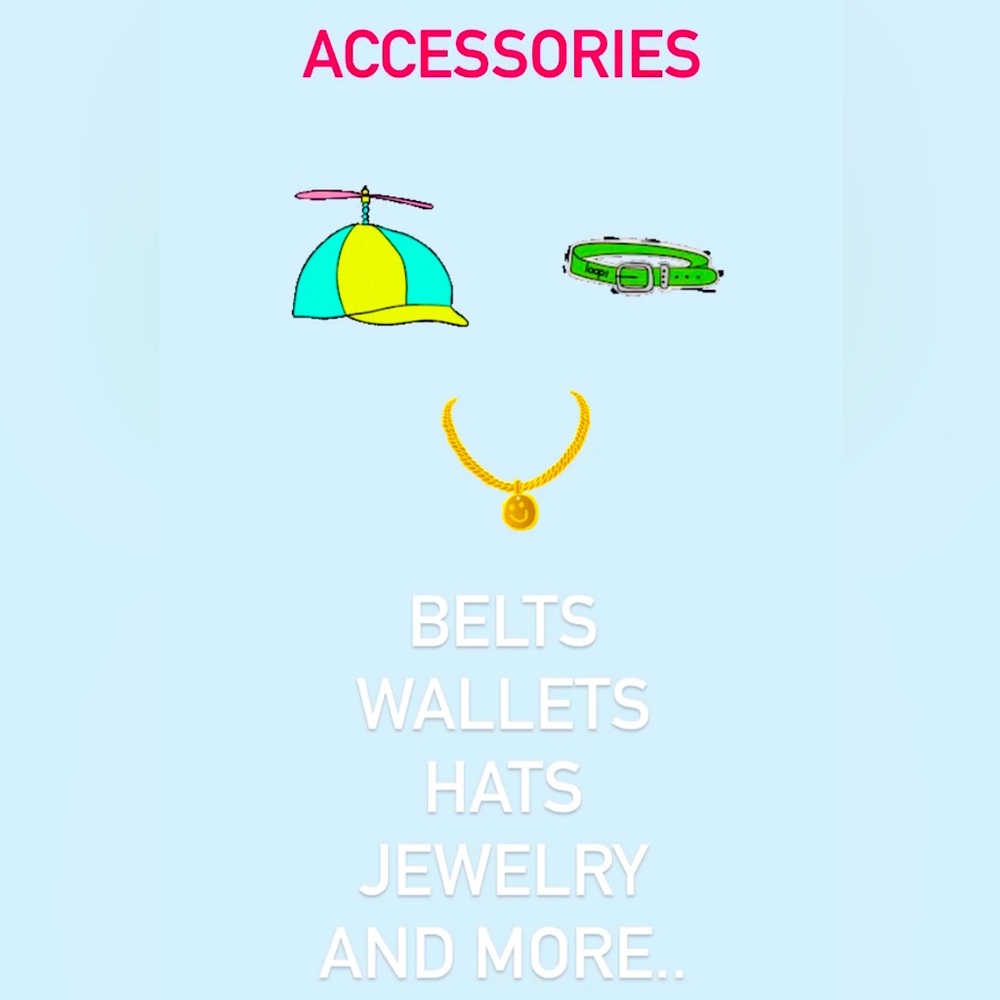 Accessories for sale